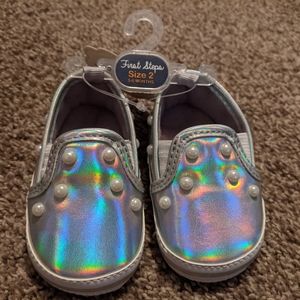 First Steps size 2 baby shoes